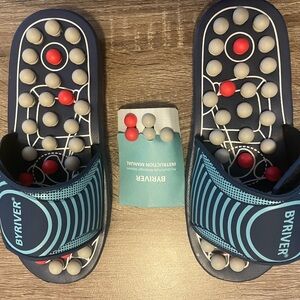Byriver Acupuncture Massage Slippers New in box